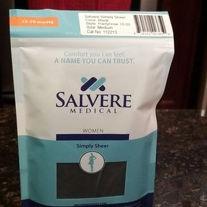 Salvere Sheer womens medical pantyhose